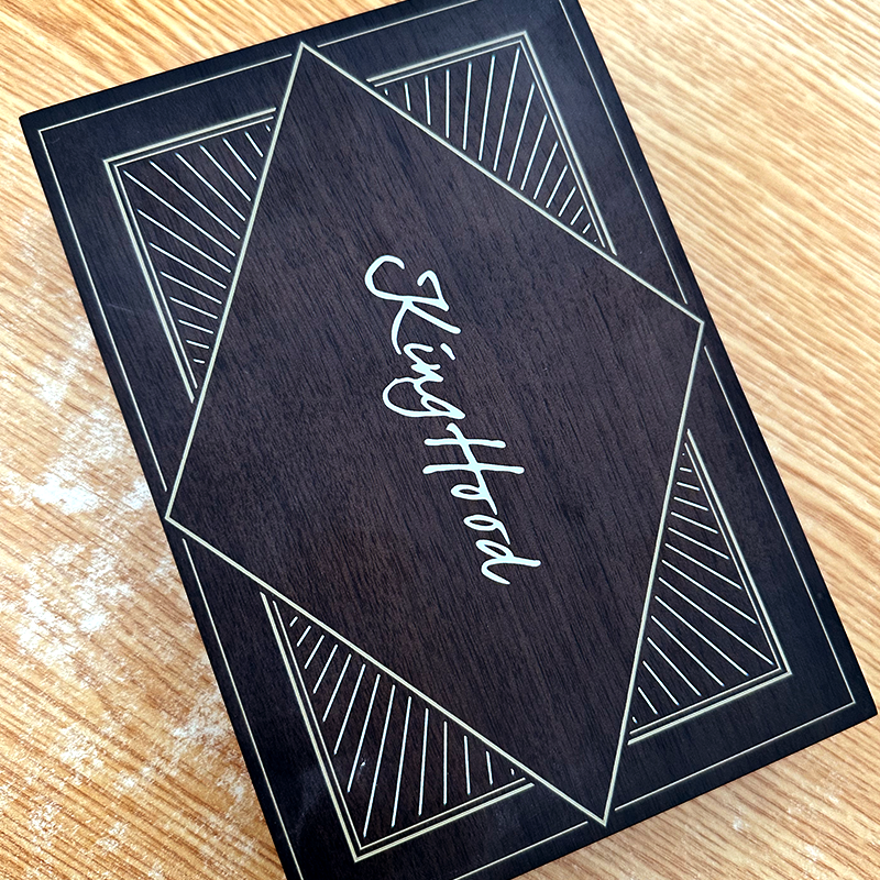 Kinghood Deluxe Walnut Box Set – #52/100 – Super Rare Limited Edition by Ark Playing Cards