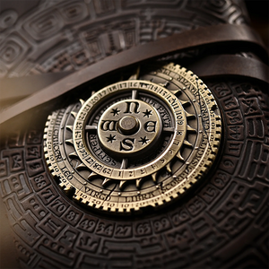 The Eye of the Ocean Vol. 1 – Leather-Wrapped Hardcover with Astrolabe (Book Only, No Decks)