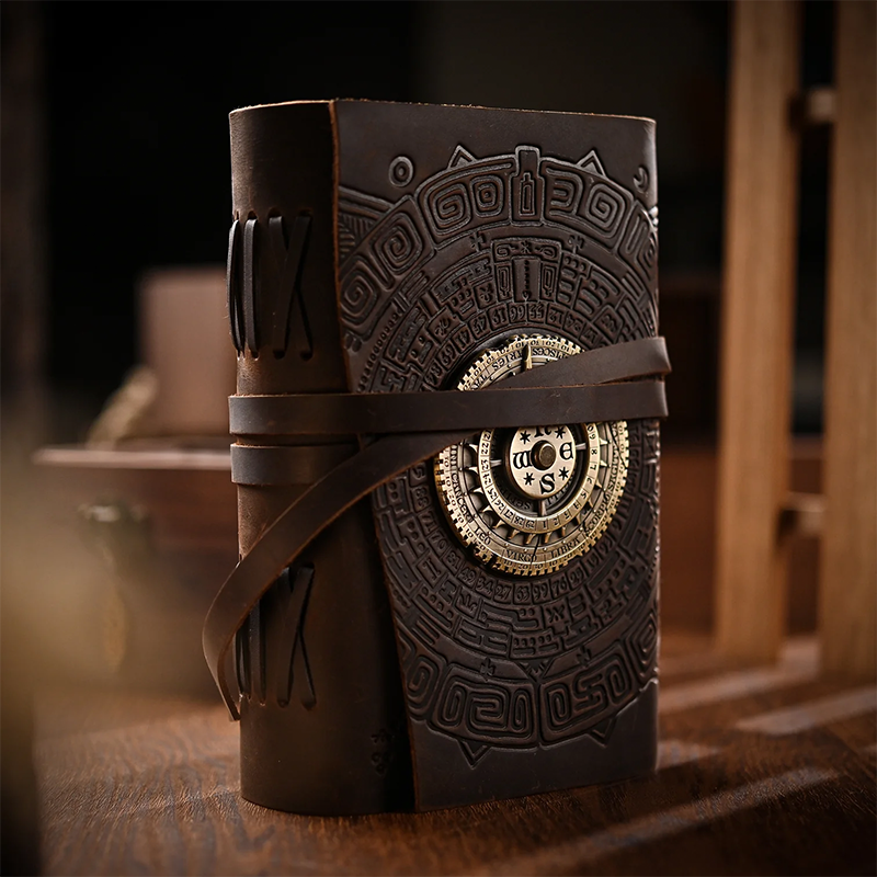 The Eye of the Ocean Vol. 1 – Leather-Wrapped Hardcover with Astrolabe (Book Only, No Decks)