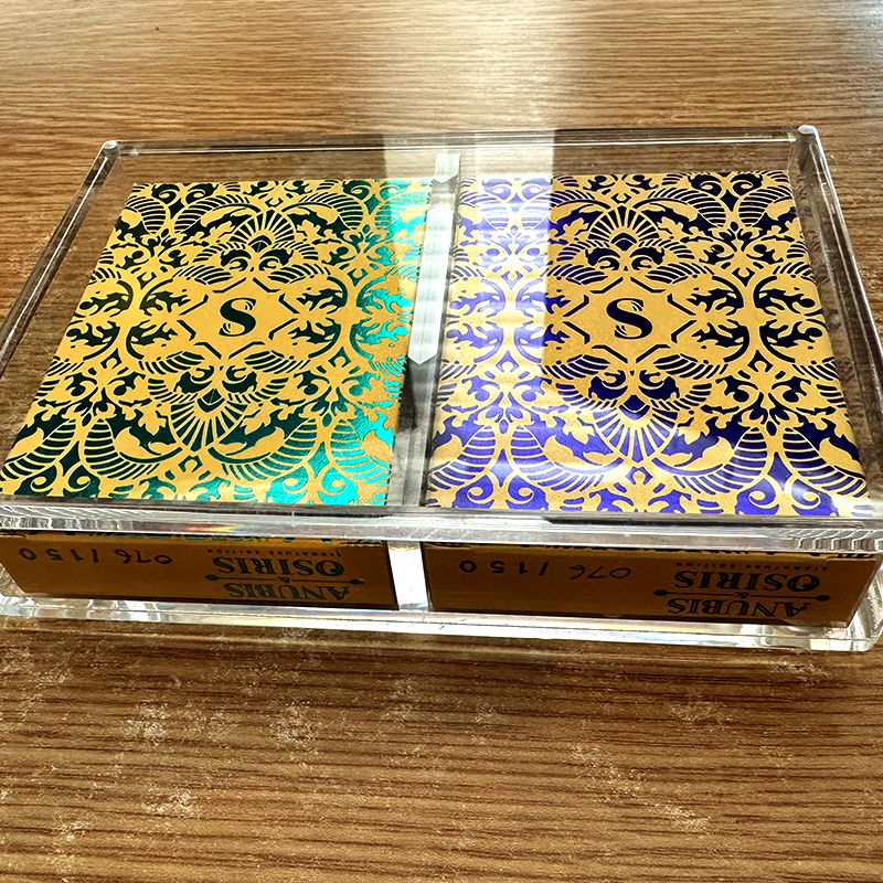 Steve Minty Anubis & Osiris Shadow Decks – Signature Edition with Light-Up Pyramid Presentation Case (Brand New & Factory Sealed)